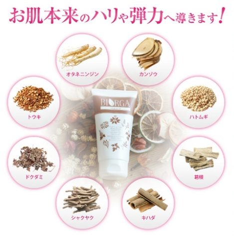 ビオルガクレンジングたるみ毛穴成分